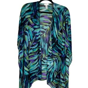 Chico's Multicolor Abstract Kimono